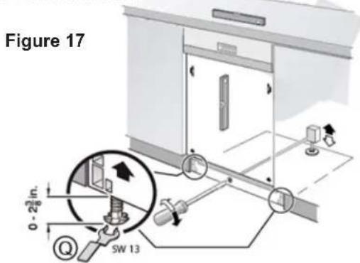 GAGGENAU DF481700 - LEVELING THE DISHWASHER - 1