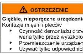 SIEMENS KG36NVIEQ - Wymiana górnego zawiasu drzwiczek - 2