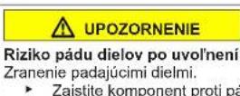 SIEMENS KG36NVIEQ - Výmena prostredného závesu dverí - 8