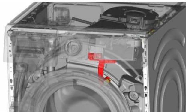 SIEMENS WA14LQH0TR - Remove screws (1). - 2