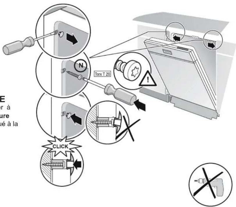 BOSCH SGE78B55UC - POSE SÉCURITAIRE DU LAVE-VAISSELLE - 4