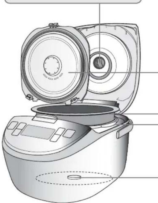 PANASONIC SRMS102 - Steam cap / Capuchon d'échévement de la vapeur/蒸汽帽 - 4
