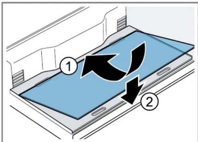 THERMADOR T36FT810NS - Install the refrigerator compartment glass plate - 1