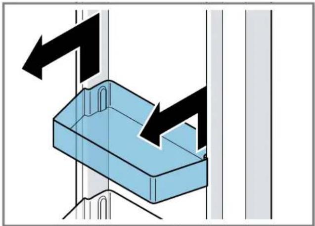 THERMADOR T36FT810NS - Removing the door racks - 1