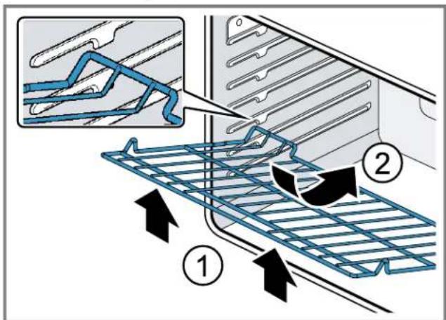THERMADOR ME302YP - Inserting the wire rack - 1