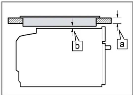 BOSCH CFA834GC1 - Montagem por baixo de uma placar de cozinhar - 1