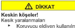 BOSCH GSN36BIEP - Kapinin ust menteşesinin degiistirlimesi - 4
