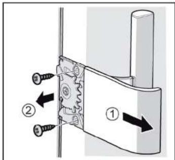 BOSCH GSN36BIEP - Remover o puxador "easy opening" - 1