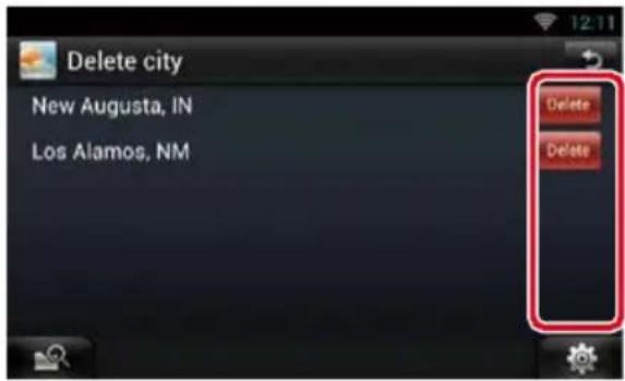 Delete city New Augusta, IN Los Alamos, NM Delete Delete