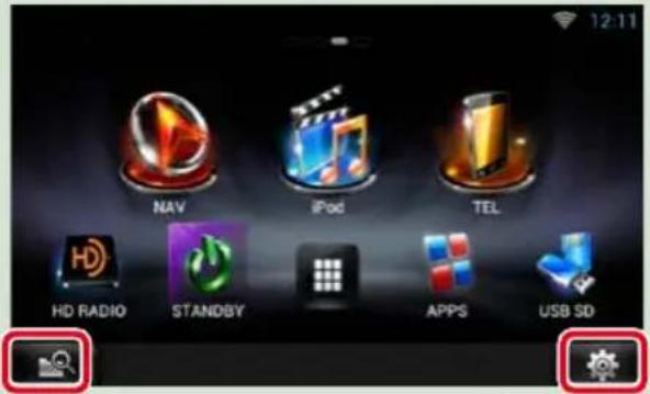 NAV iPod TEL HD RADIO STANDBY APPS USB SD