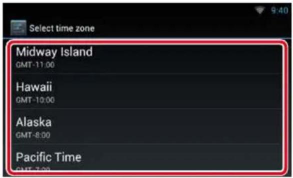 Select time zone Midway Island GMT-11:00 Hawaii GMT-10:00 Alaska GMT-8:00 Pacific Time