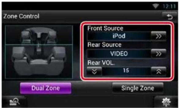KENWOOD DNN991HD - Contrôle de zone - 3