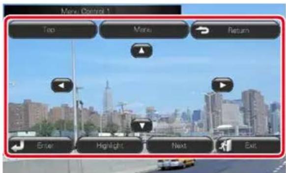 Menu Control 1 Top Menu Return Enter Highlight Next Exit