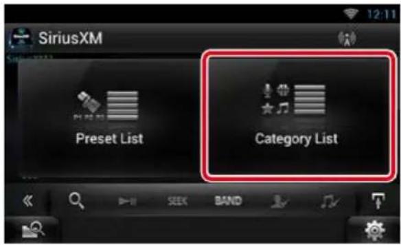 KENWOOD DNN991HD - cherche de catégorie/canal - 1