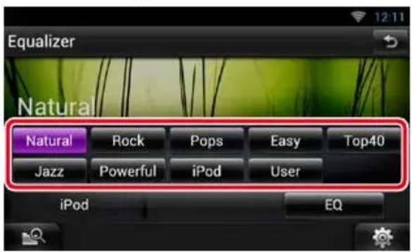 Equalizer Natural Natural Rock Pops Easy Top40 Jazz Powerful iPod User iPod EQ