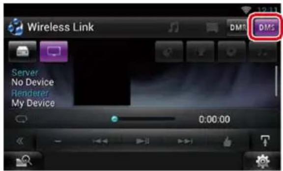 Wireless Link DMR DMS Server No Device Renderer My Device 0:00:00