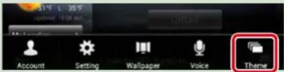 51°F L 35°F updated: Update AM Account Setting Wallpaper Voice Theme