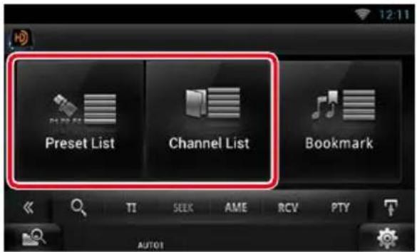 KENWOOD DNN991HD - Recherche de catégorie/canal (syntoniseur HD Radio uniquement) - 1