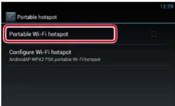 Portable hotspot Portable Wi-Fi hotspot Configure Wi-Fi hotspot AndroidAP WPA2 PSK portable Wi-Fi hotspot