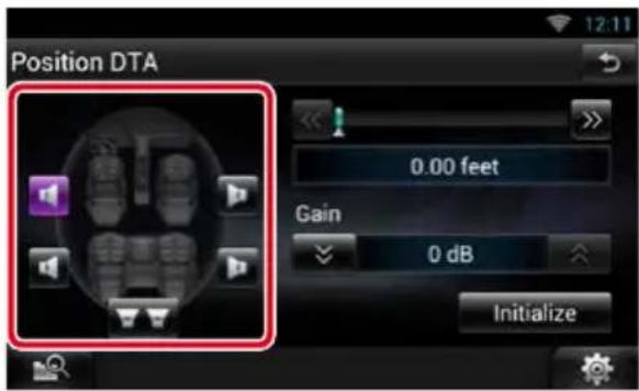 KENWOOD DNN991HD - Contrôle de DTA position - 1
