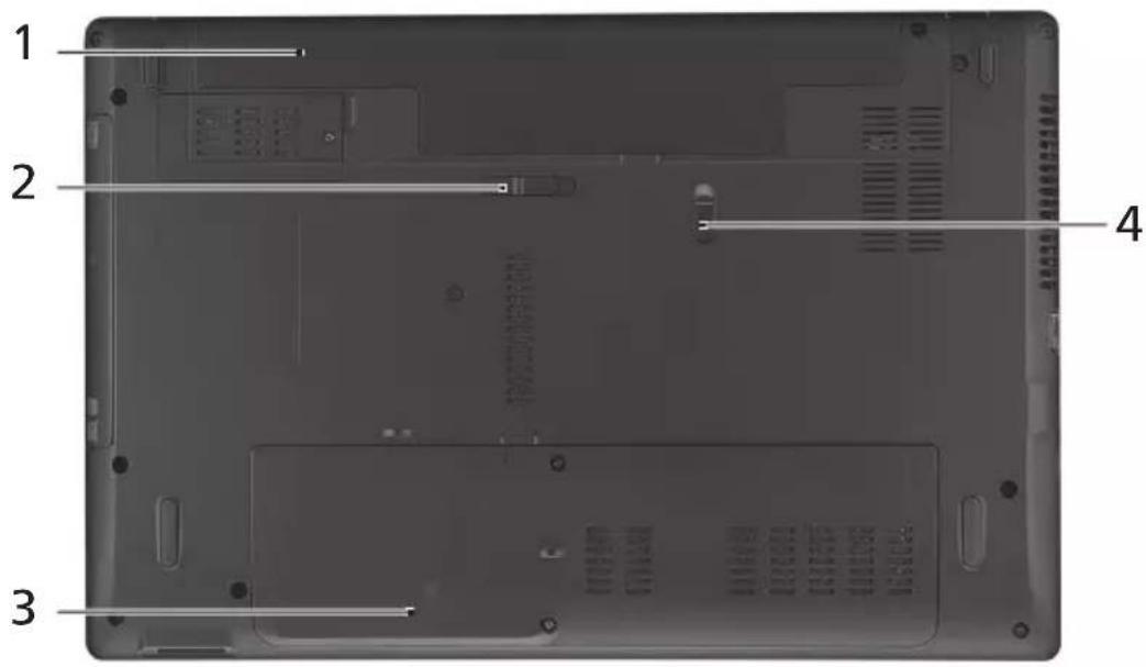 ACER Aspire 8930 - 底面 - 1