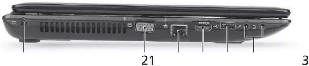 ACER Aspire 8930 - Vista da sinistra - 1