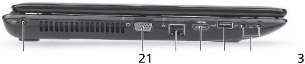 ACER Aspire 8930 - Pohled zleva - 1