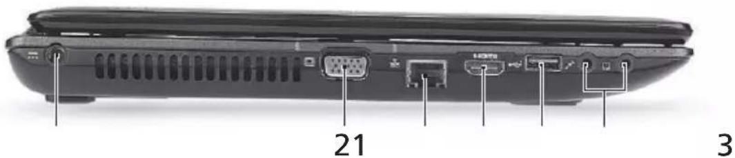 ACER Aspire 8930 - Vista izquierda - 1
