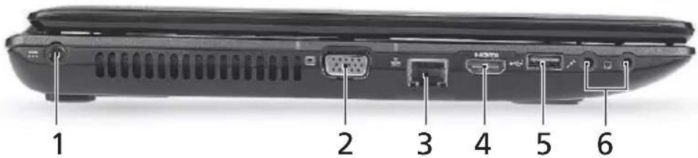 ACER Aspire 8930 - Sol görünüm - 1