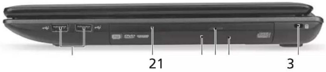 ACER Aspire 8930 - Vista direita - 1