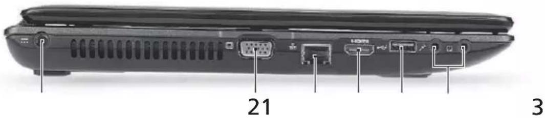 ACER Aspire 8930 - Venstre visning - 1