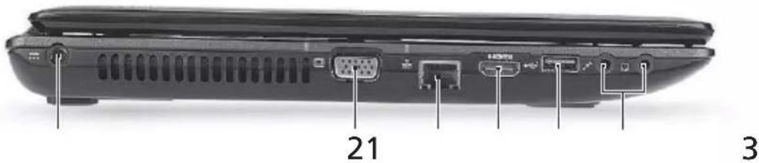 ACER Aspire 8930 - Vy från vänster - 1