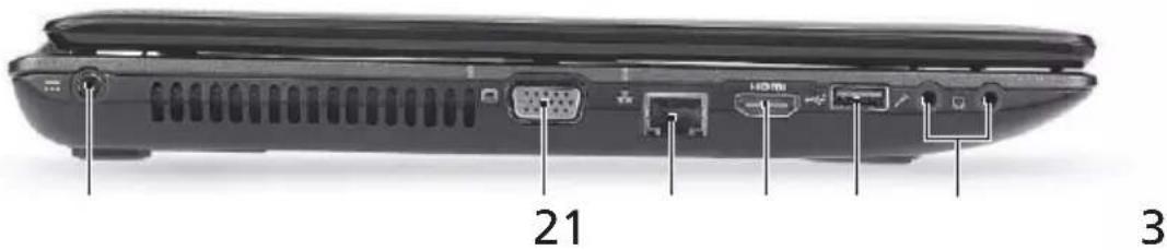 ACER Aspire 8930 - 左視圖 - 1