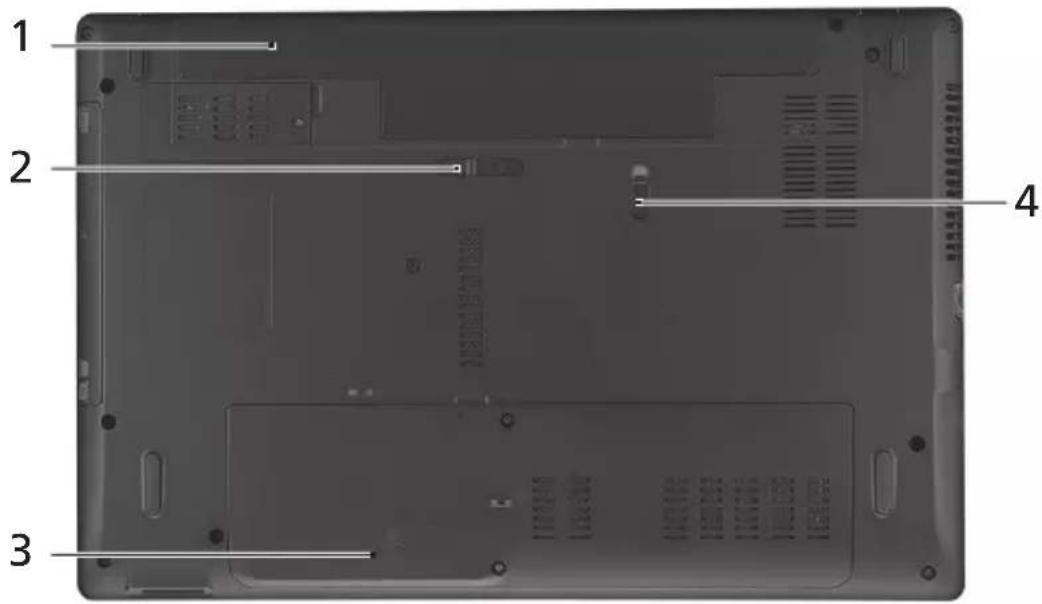 ACER Aspire 8930 - Unterseite - 1