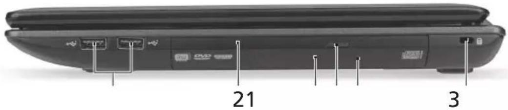 ACER Aspire 8930 - Sağ görünüm - 1