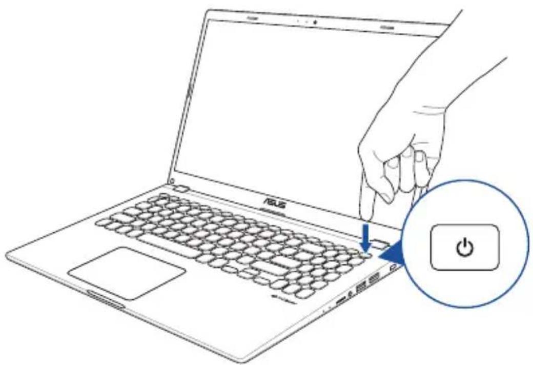 ASUS X509 - Appuyez sur le bouton d'alimentation - 1