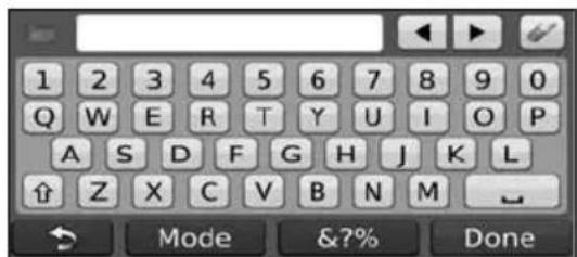 KENWOOD DNX7020EX - UsingtheOn-ScreenKeyboard - 1