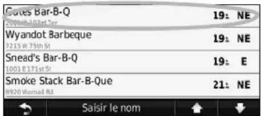 KENWOOD DNX7020EX - Recherche d'un restaurant - 5