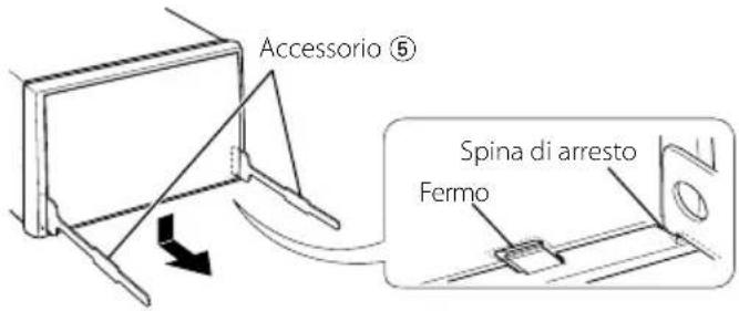 KENWOOD DNX8022BT - Rimozione della struttura in gommadura (custodia) - 1