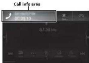 ALPINE X803DU - Answering a Call - 2