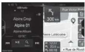 ALPINE X803DU - Basculement de l'écran des sources sur un écran spécifique - 3