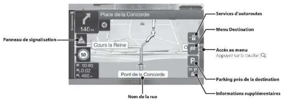ALPINE X803DU - Fonctions de carte - 2
