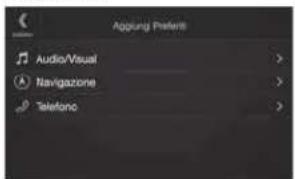 ALPINE X803DU - Toccare la funzione da aggiungere (categoria). - 1