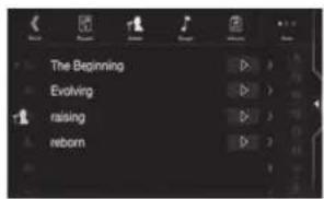 ALPINE X803DU - Searching for a Music File (Full Search Mode) - 2
