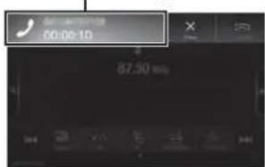 ALPINE X803DU - Prendre un appel - 2