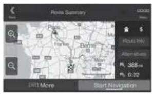 ALPINE X803DU - Setting a Destination - 2