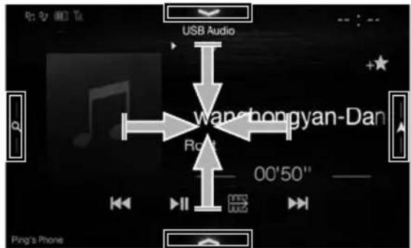 ALPINE X702F - Przeloczanie ekranu zródel audio na dedykowyakran - 4