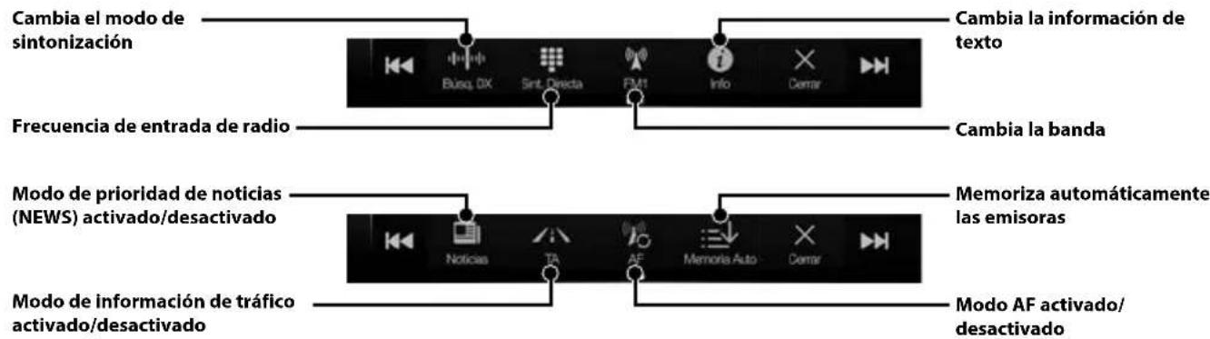 ALPINE X702F - Funcionamento de radio/RDS - 2