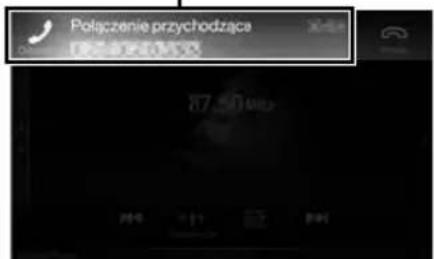 ALPINE X702F - Odbieranie połączenia - 1