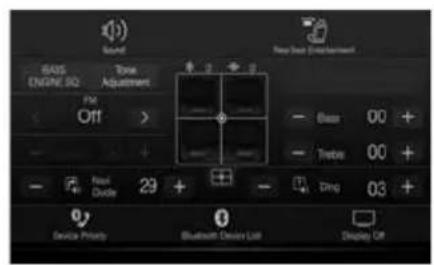 ALPINE X702F - Switching the Audio Sources Screen to a Dedicated Screen - 1